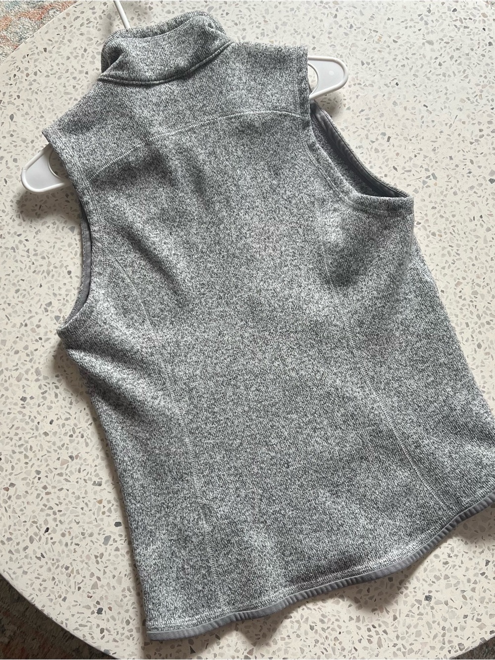 Patagonia Women Better Sweater Fleece Vest Full-Zip Medium Birch White - Picture 4 of 7